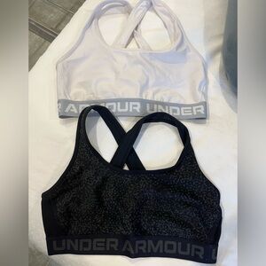 Under Armour Black and White Sports Bras